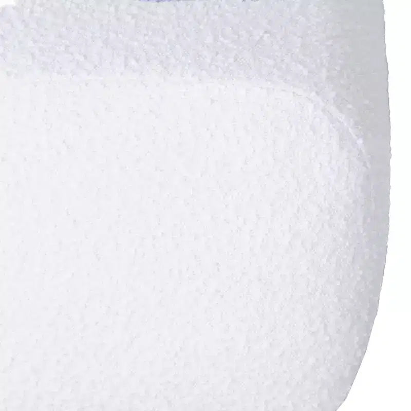 Panca ottomana Bouclé morbida da 120 cm, complemento d'arredo moderno di metà secolo per soggiorno, fondo letto, avorio