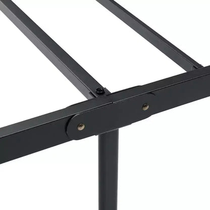 Telaio letto king-size con testiera, base letto in metallo di alta qualità con doghe in acciaio, funzionamento silenzioso, facile montaggio, non richiede rete a molle.