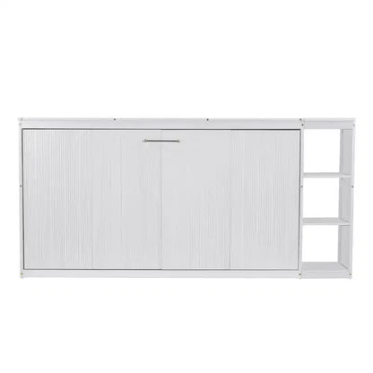 Letto a scomparsa a parete Murphy Bed con libreria, letto a parete pieghevole Cabinet Bed per camera degli ospiti ufficio