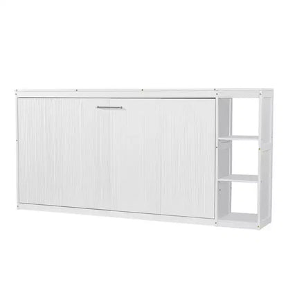 Letto a scomparsa a parete Murphy Bed con libreria, letto a parete pieghevole Cabinet Bed per camera degli ospiti ufficio