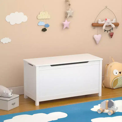 Contenitore per giochi per bambini con coperchio a cerniera di sicurezza, dai 2 anni in su, montaggio rapido