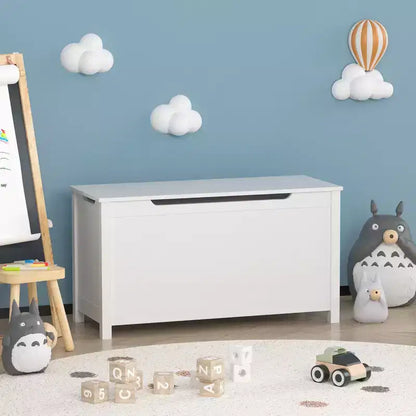 Contenitore per giochi per bambini con coperchio a cerniera di sicurezza, dai 2 anni in su, montaggio rapido