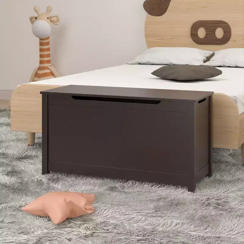 Contenitore per giochi per bambini con coperchio a cerniera di sicurezza, dai 2 anni in su, montaggio rapido
